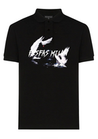 FesFas pigeons-print Polo Shirt