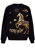 FesFas horse-print Sweatshirt | Black