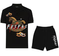 FesFas horse-print Polo Set | Men | Black