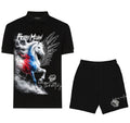 FesFas horse-print Polo Set | Men | Black