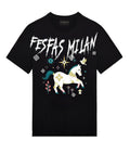 FesFas horse-print T-shirt | Black | Men