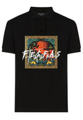 FesFas horse-print Polo Shirt | Men | Black