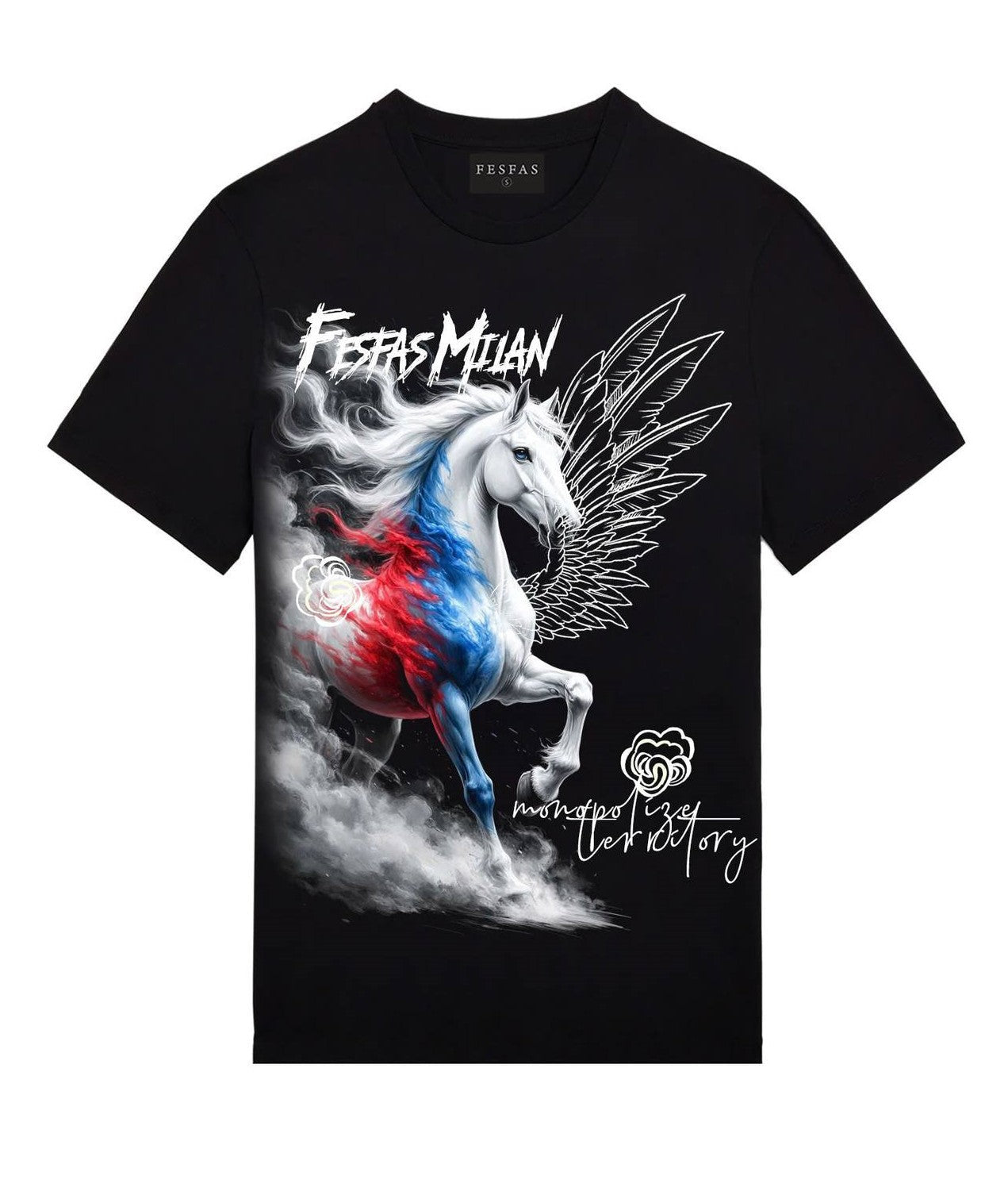 FesFas horse-print T-shirt | Black | Men