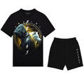 FesFas wolf-print T-shirt Set | Black | Men