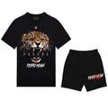 FesFas jaguar-print T-shirt Set | Black