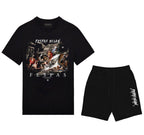 FesFas graphic-print T-shirt Set | Black
