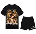FesFas angels-print T-shirt Set | Black | Men