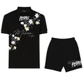 FesFas flowers-print Polo Set | Men | Black