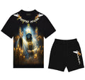 FesFas mysterious-print T-shirt Set | Black | Men