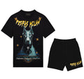 FesFas graphic-print T-shirt Set | Black
