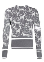 FesFas animals knitted jumper | Grey