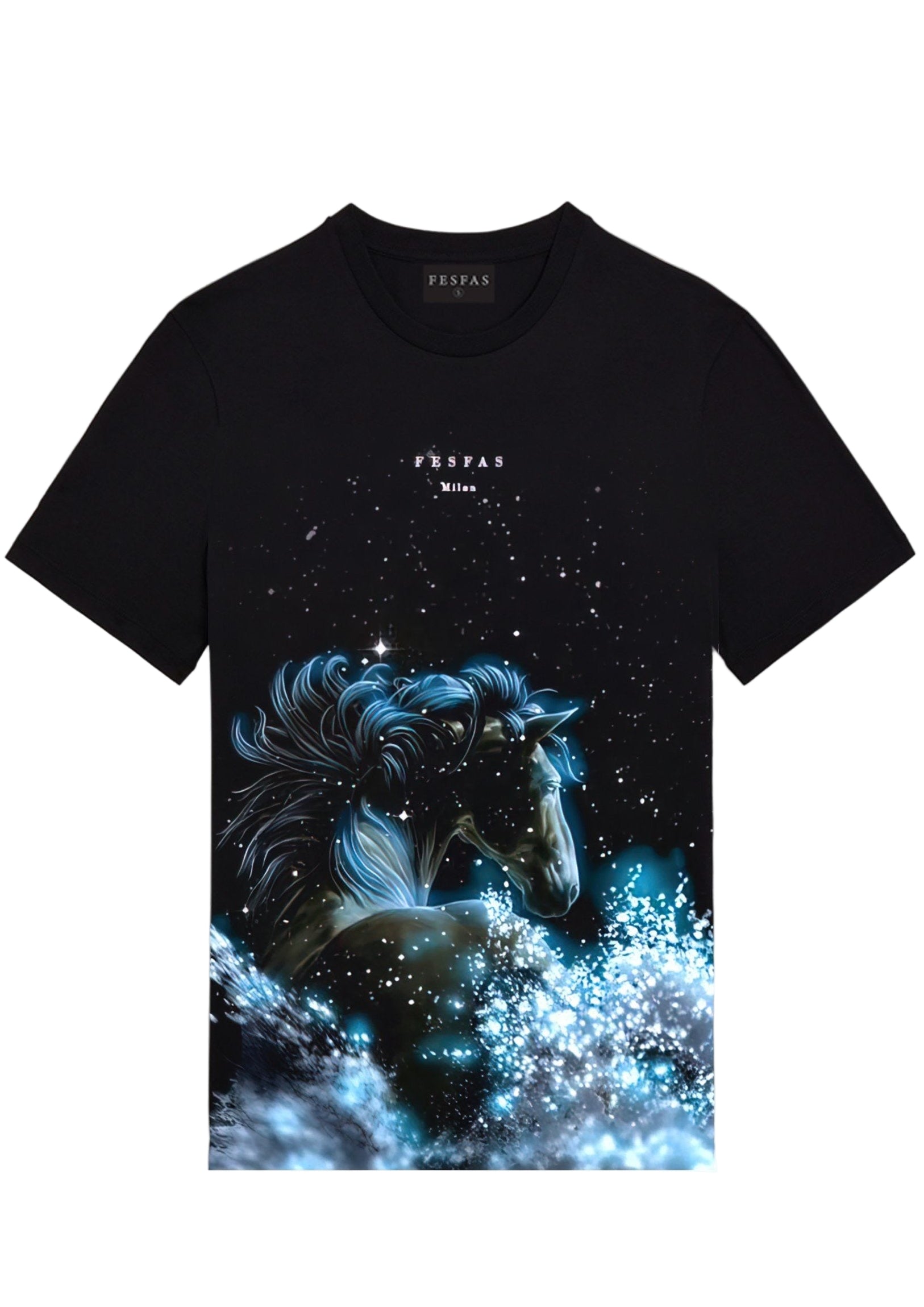FesFas horse-print T-shirt | Black | Men