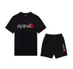 FesFas Logo-print T-shirt | Black
