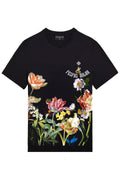 FesFas flowers-print T-shirt | Black | Men