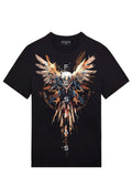 FesFas eagle-print T-shirt | Black
