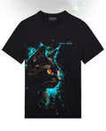 FesFas cat-print T-shirt | Black