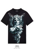 FesFas angel-print T-shirt | Black | Men