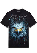 FesFas eagle-print T-shirt | Black