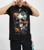 FesFas Floral-print T-shirt | Black