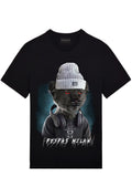 FesFas panther-print T-shirt | Black