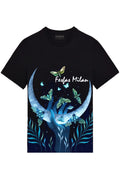 FesFas moon-print T-shirt | Black