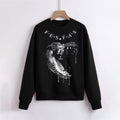 FesFas Crocodile-print Sweatshirt | Black