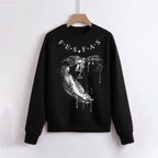 FesFas Crocodile-print Sweatshirt | Black