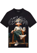 FesFas relax boy-print T-shirt | Black | Men