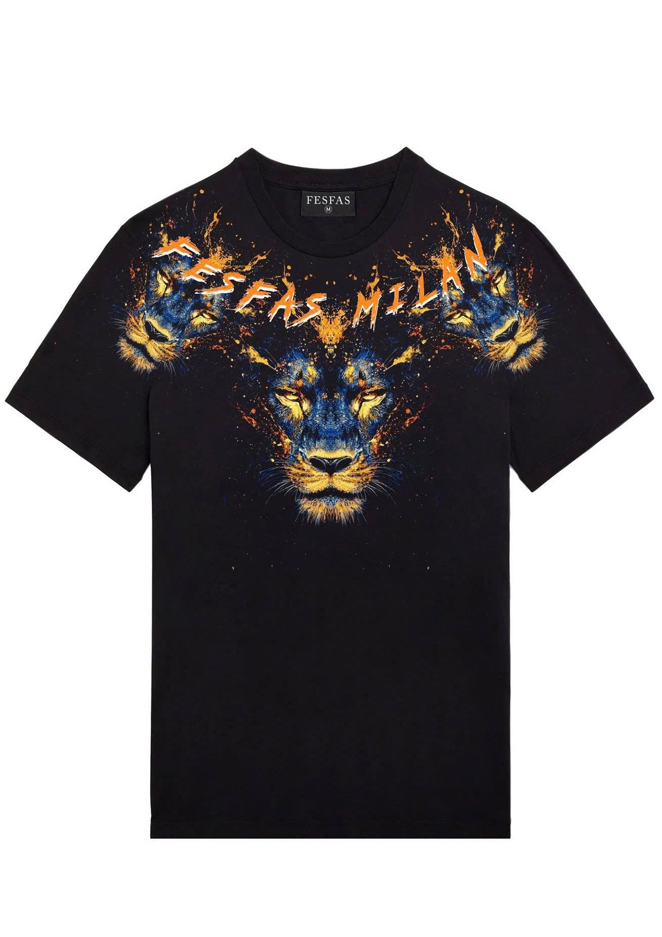 FesFas leopard-print T-shirt | Black | Men