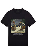 FesFas picture-print T-shirt | Black