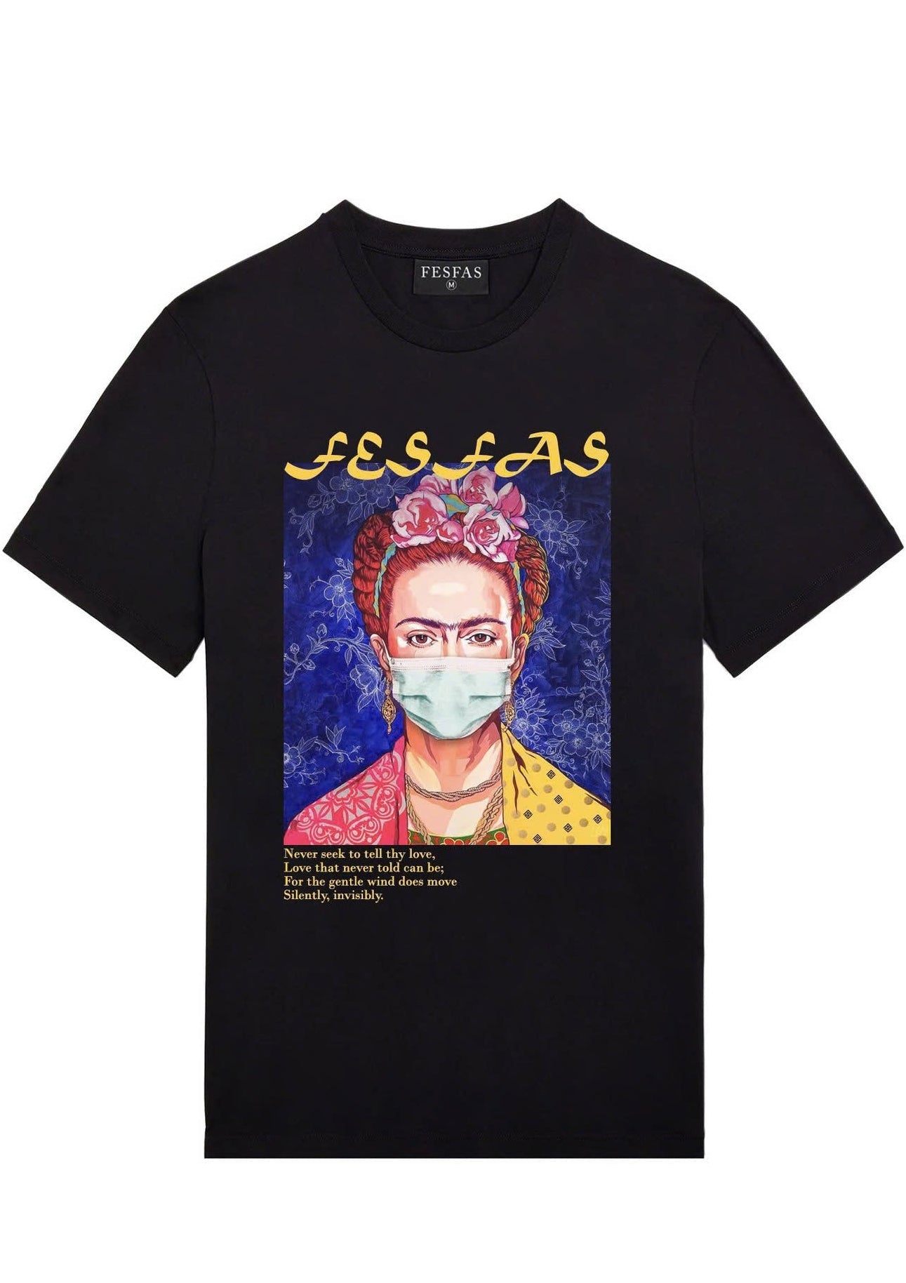 FesFas graphic-print T-shirt | Black