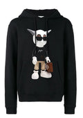 FesFas Working Bear-print Hoodie | Black