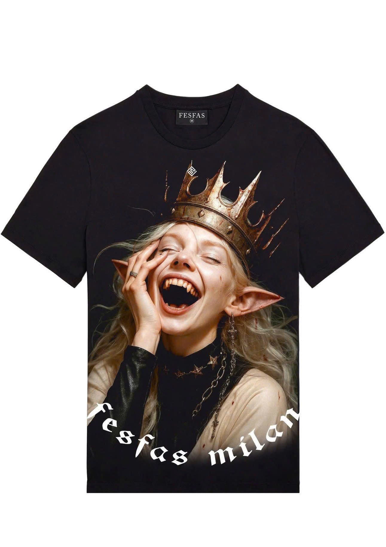 FesFas monster-print T-shirt | Black | Men