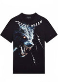 FesFas wolf-print T-shirt | Black