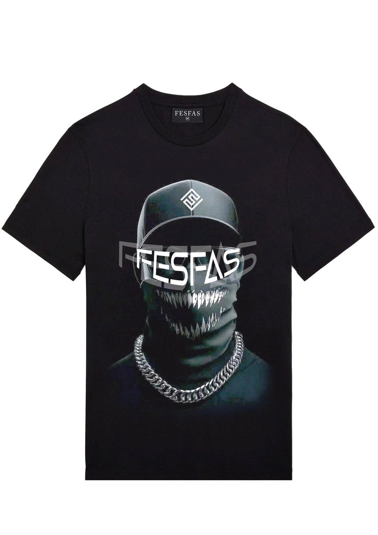 FesFas venom-print T-shirt | Black