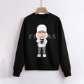 FesFas Cool-boy-print Sweatshirt | Black