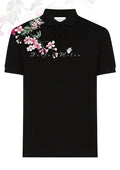FesFas Floral-print Polo Shirt | Black