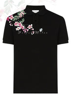 FesFas Floral-print Polo Shirt | Black