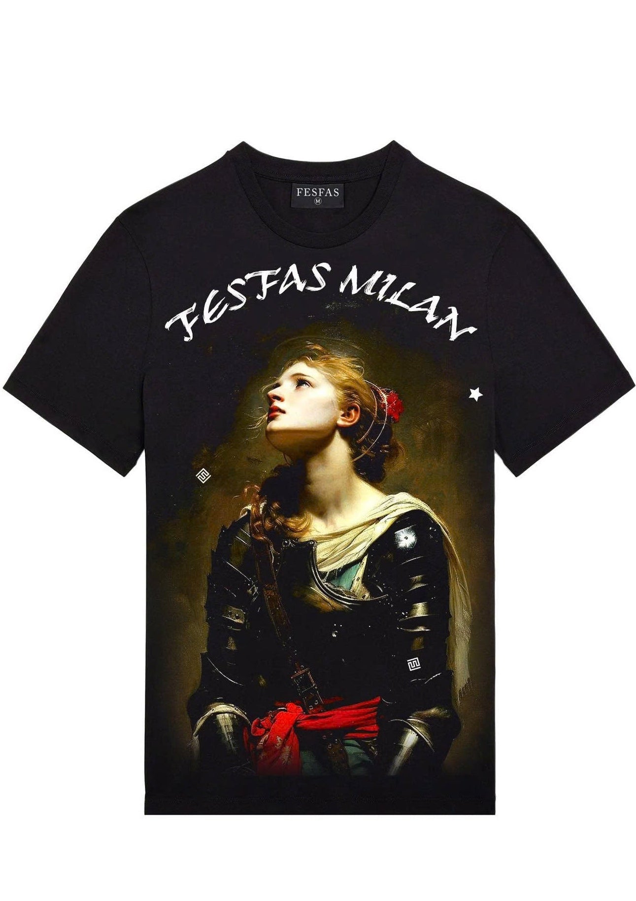 FesFas women warrior-print T-shirt | Black