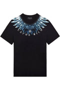 FesFas feathers-print T-shirt | Black | Men