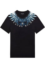 FesFas feathers-print T-shirt | Black