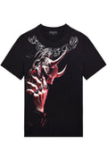 FesFas mask-print T-shirt | Black