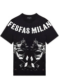 FesFas mask-print T-shirt | Black | Men