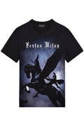 FesFas horse-print T-shirt | Black