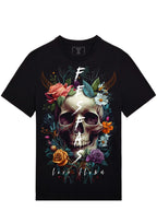 FesFas Floral-print T-shirt | Black