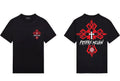 FesFas cross-print T-shirt | Black | Men