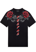 FesFas flower-print T-shirt | Black | Men