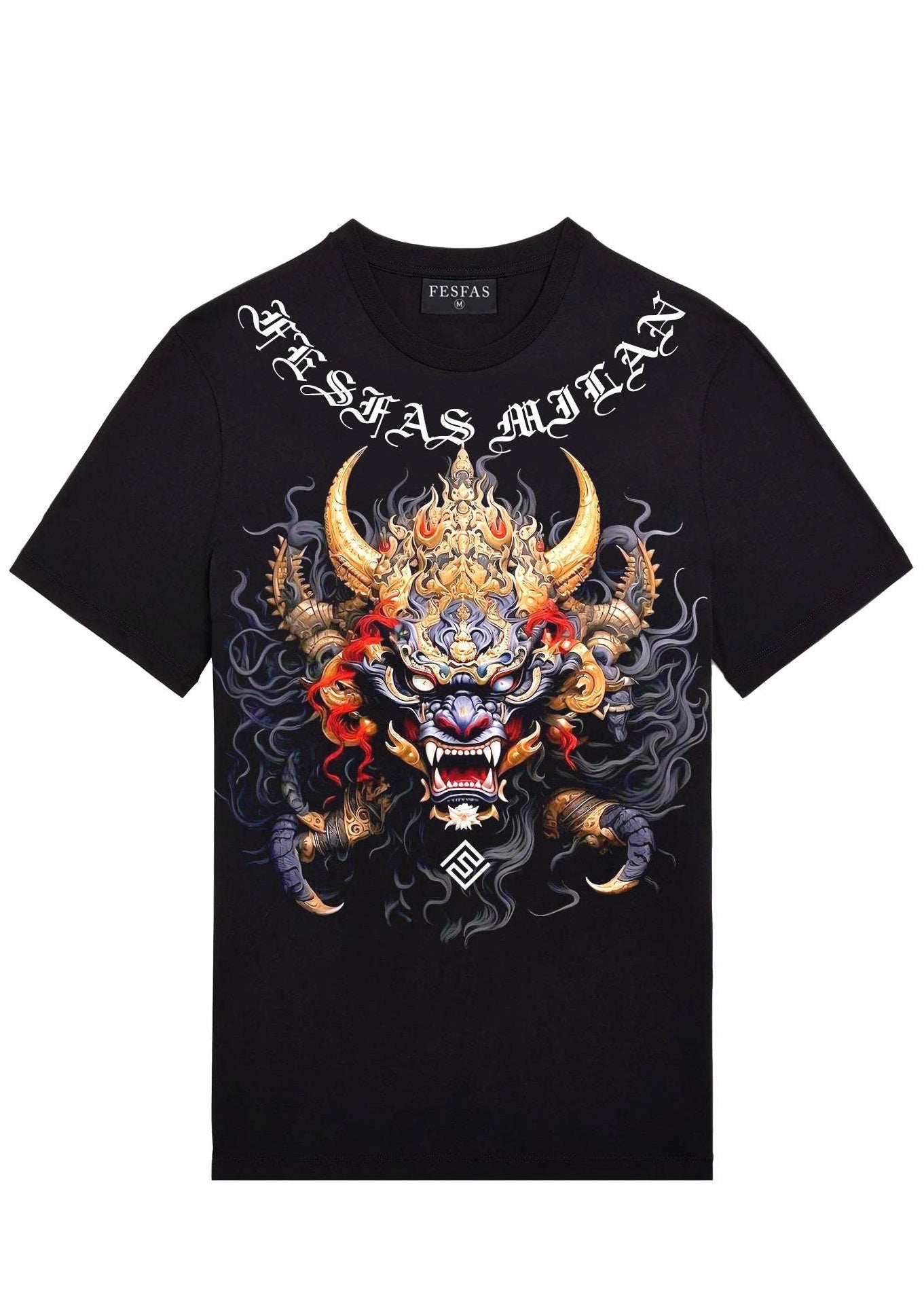 FesFas dragon-print T-shirt | Black | Men