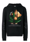 FesFas teddy bear high-print Hoodie | Black