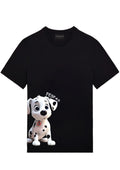 FesFas dalmatian-print T-shirt | Black